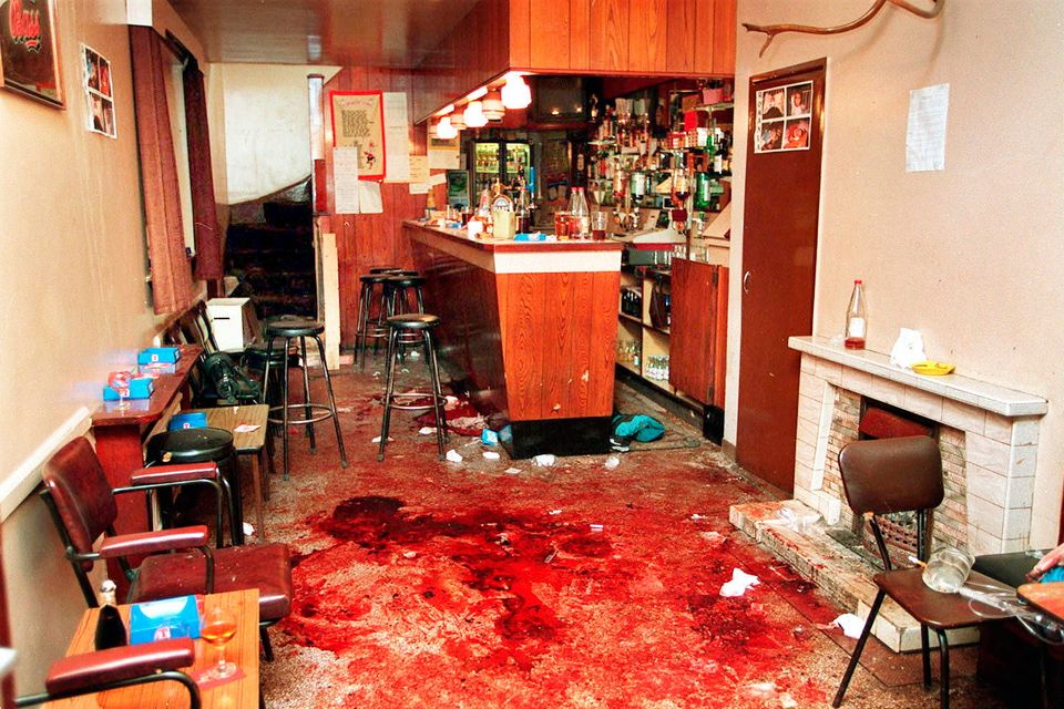The scene of the UVF's Loughinisland massacre in June 1994