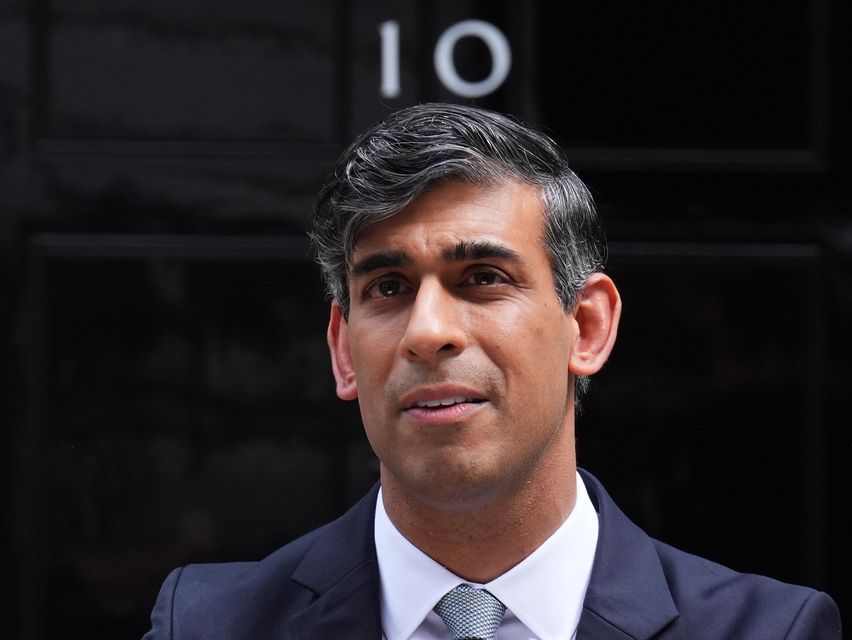 Ratings for Rishi Sunak and the Conservative Party remain steady post-election (PA)