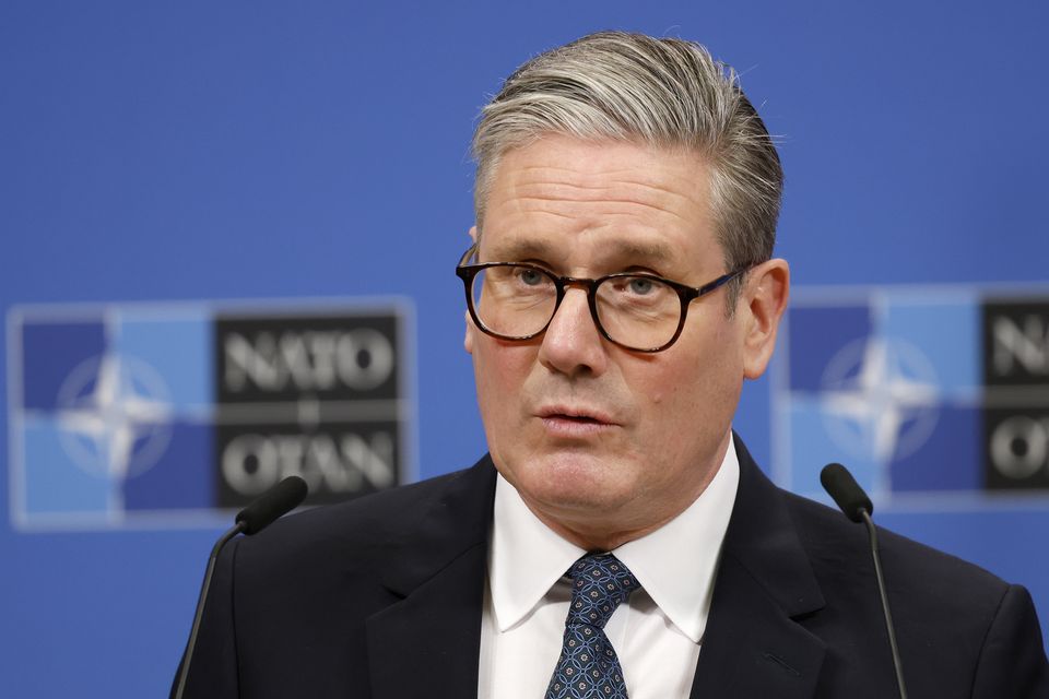 Sir Keir Starmer has indicated he would provide British troops to a peacekeeping force, but also called for a US ‘backstop’ to guarantee Ukraine’s security (Omar Havana/PA)