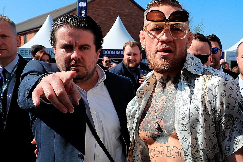 Conor McGregor stuns racegoers with spectacular entrance to Aintree Grand  National