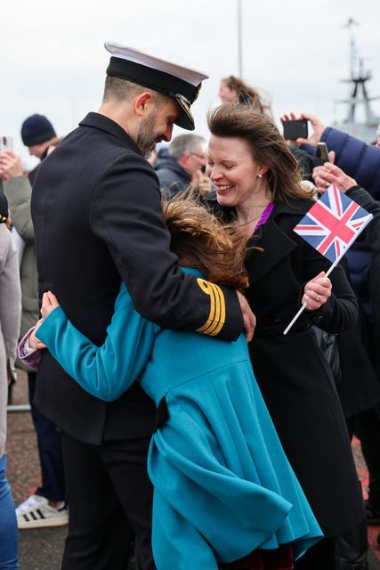 Some 200 sailors were aboard HMS Duncan (LPhot Alika Mundy/PA)