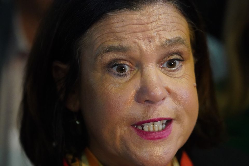 Sinn Fein president Mary Lou McDonald (Brian Lawless/PA)