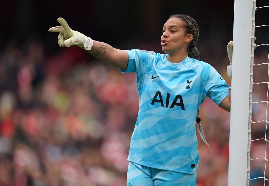 Williams and Tottenham goalkeeper Becky Spencer (pictured) played alongside each other for Birmingham in the 2012 final (Adam Davy/PA)