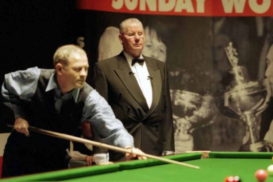 Alex Higgins.  Snooker Legend.  Exhibition match at Waterfront.  (19/06/1997)