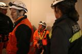 thumbnail: SAN JOSE MINE, CHILE - OCTOBER 12: (NO SALES, NO ARCHIVE) In this handout from the Chilean government, Manuel Gonzalez, a rescue specialist from Codelco, prepares to be the first rescuer lowered into the mine in the unmanned rescue capsule October 12, 2010 at the San Jose mine near Copiapo, Chile. The rescue operation could begin bringing up the 33 miners tonight, 69 days after the August 5th collapse that trapped them half a mile underground. (Photo by Hugo Infante/Chilean Government via Getty Images)