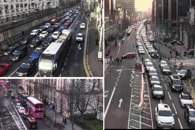 Belfast traffic at a standstill as festive shoppers attempt to grab pre-Christmas Eve deals