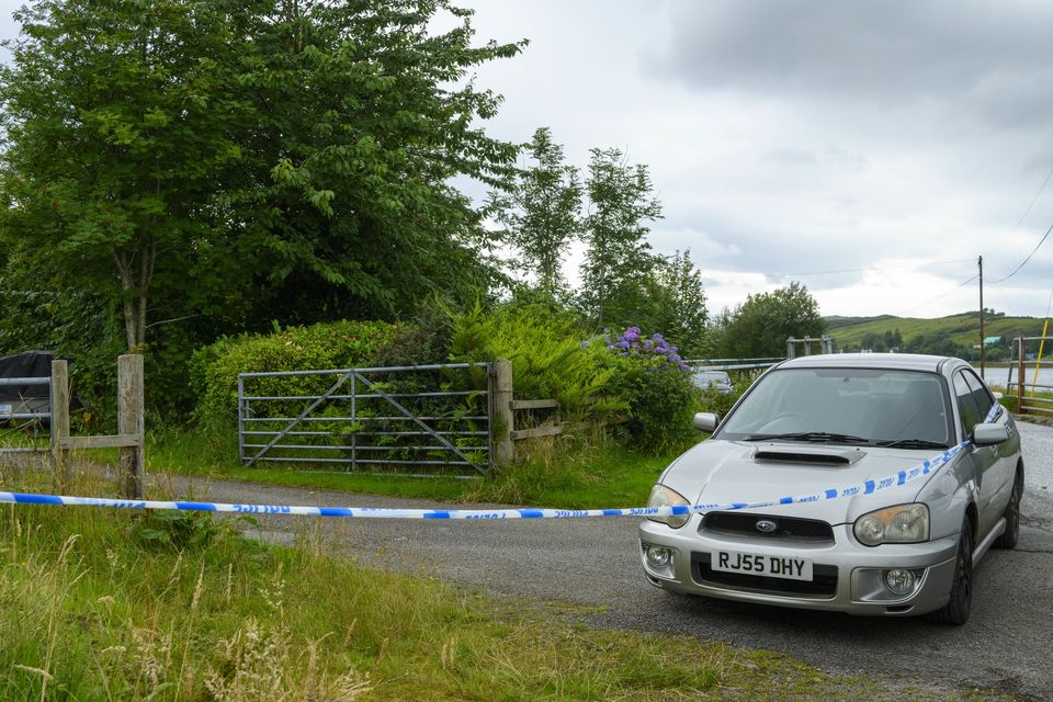 Police tape at the scene of a shooting in Dornie, Wester Ross (John Linton/PA)