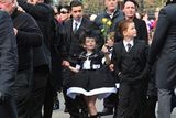 thumbnail: Pacemaker Press Belfast 28-09-2016: ÔLady Diana of Travellers' Violet Crumlish laid to rest at Co Armagh funeral. THE 'Lady Diana of Travellers' was laid to rest in Co Armagh in a lavish funeral service.
Hundreds of people from the travelling community gathered in Lurgan on Thursday to say their goodbyes to Violet Crumlish. The 59-year-old mother-of-11, fondly described by family members as a 'Traveller Queen', died at the Northern Ireland Hospice in Belfast on Saturday after suffering from bowel cancer.
Picture By: Arthur Allison.