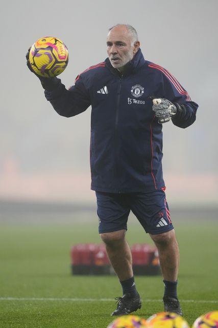 Manchester United goalkeeping coach Jorge Vital has more chance of a start than Marcus Rashford, according to Ruben Amorim (Nick Potts/PA)