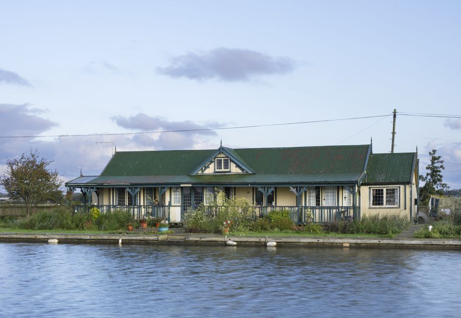 The waterside chalet Tower View on the River Thurne at Potter Heigham, Norfolk (Historic England Archive/PA)