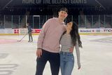 thumbnail: Miles and Jackie Gendron on the ice at Belfast's SSE Arena