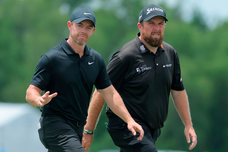 Rory McIlroy and Shane Lowry recovered from a slow start