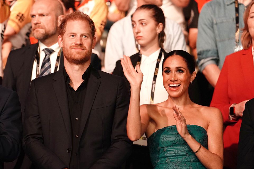 The Duke and Duchess of Sussex (Jordan Pettitt/PA)