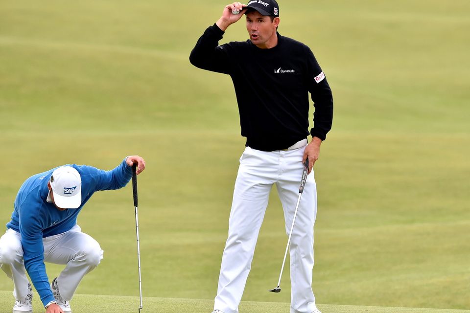 Zach Johnson drinks from the Claret Jug after British Open play