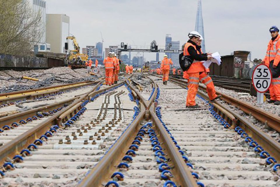 Network Rail's 'orange army' of engineers will be working over the May Day bank holiday weekend (Network Rail/PA)