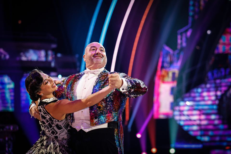 Wynne Evans and Katya Jones (Guy Levy/BBC/PA)