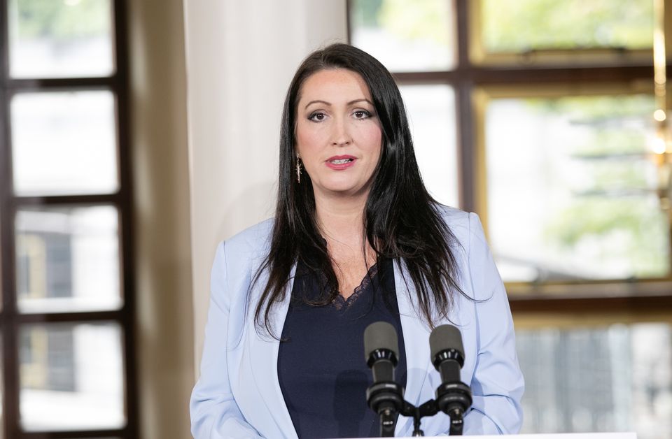 Deputy First Minister Emma Little-Pengelly has backed Sir Declan (Gareth Chaney/PA)