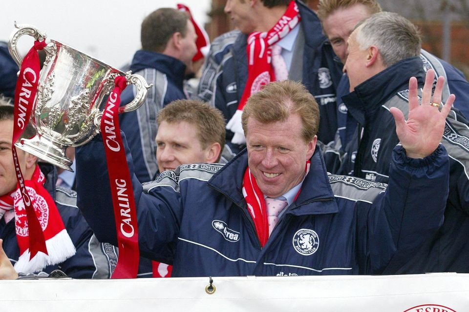 Steve McClaren won the Carling Cup with Middlesbrough in 2004 (Gareth Copley/PA)