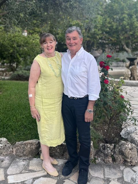 Jonathan and Judy Bloomer, who died in the sinking of the luxury yacht Bayesian off the coast of Sicily (Family photo/PA)