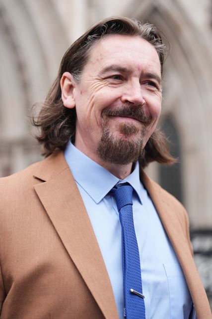 Richard Hall outside the Royal Courts Of Justice, central London during the trial in July (Yui Mok/PA)