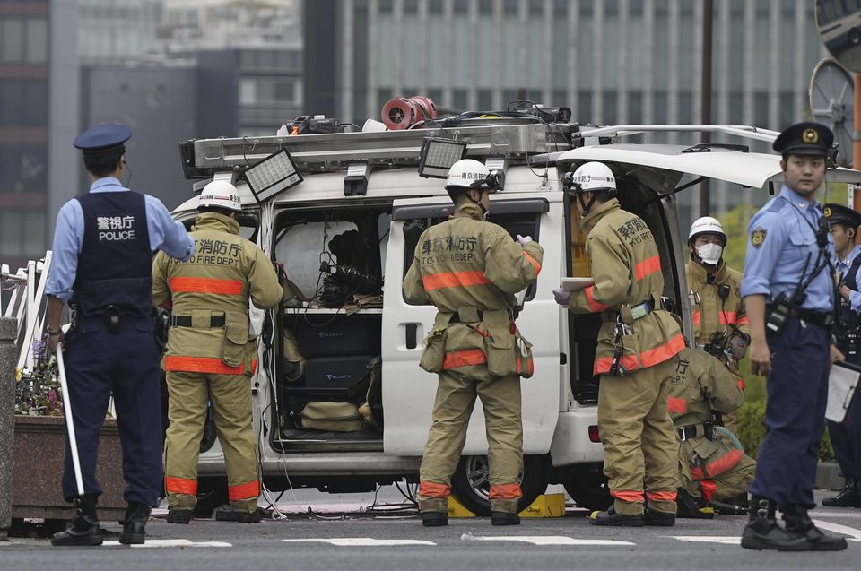 There were no reports of injuries in the incident (Kyodo News/AP)