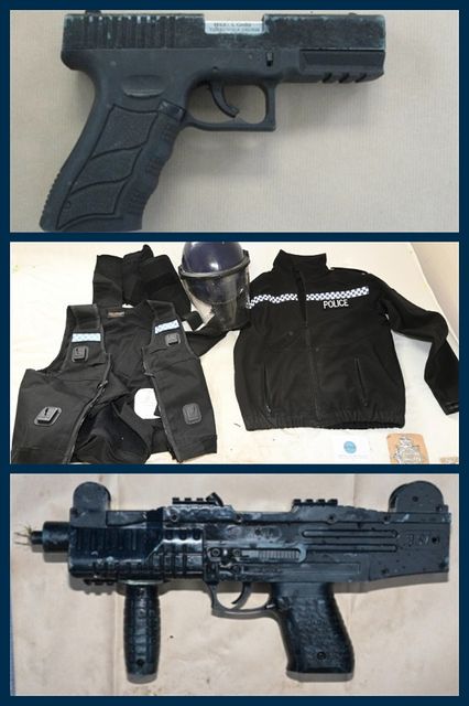 Items recovered after the arrest of Hari Mann (Leicestershire Police/PA)