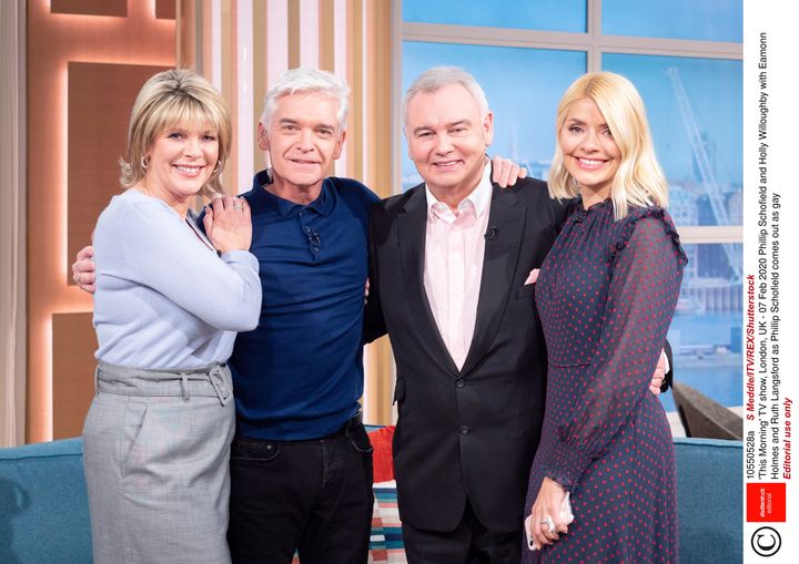 Eamonn Holmes snaps at co-host as he weighs in on Phillip Schofield’s TV comeback