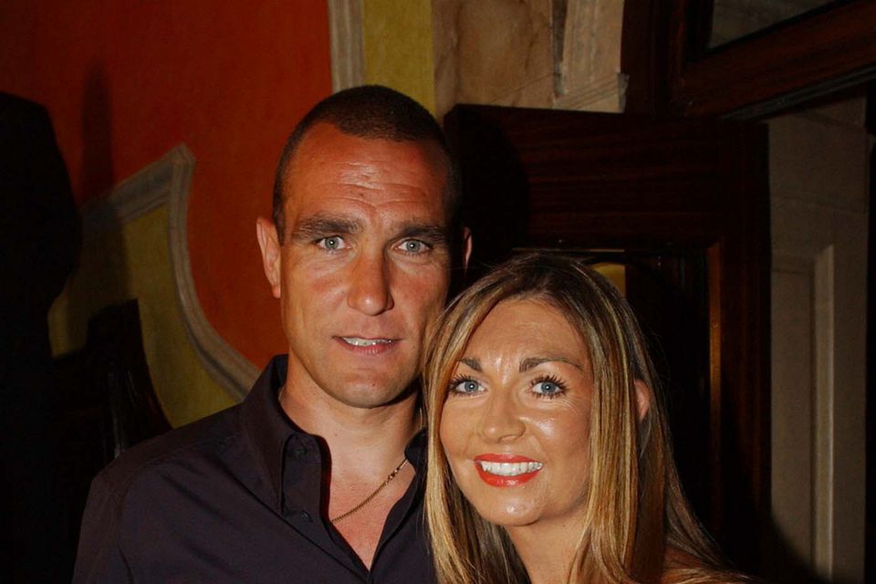 Former footballer Vinnie Jones with his late wife Tanya