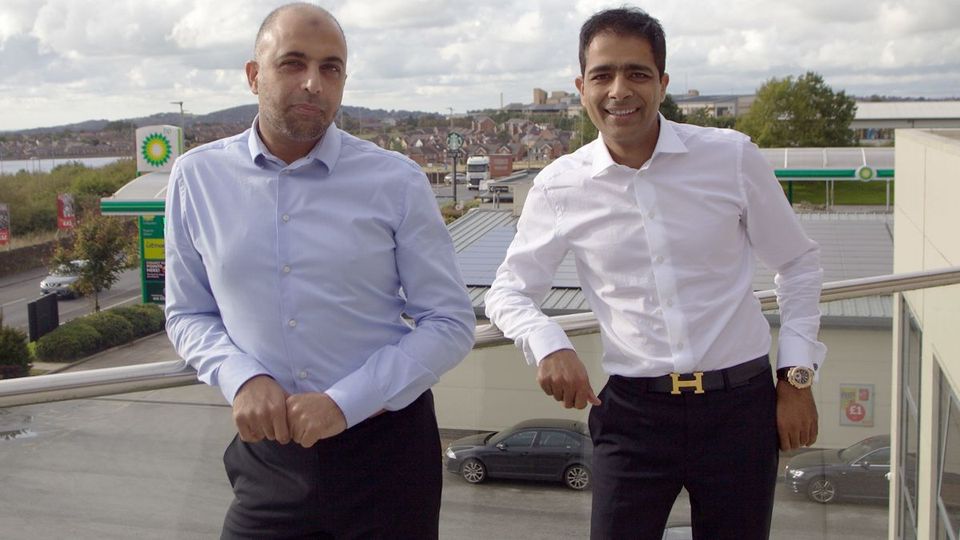 Zuber, left, and Mohsin Issa, who bought Asda with private equity firm TDR Capital (EG/PA)