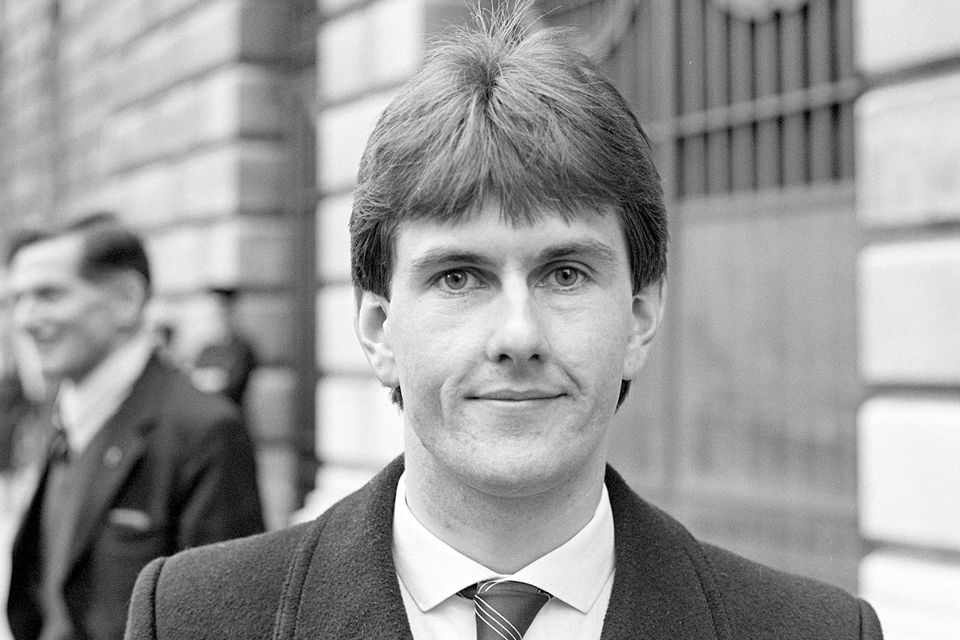 Jeffrey Donaldson after being elected to the Assembly in 1985