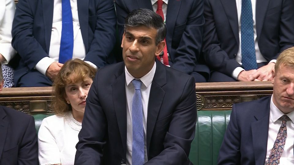 Leader of the Opposition Rishi Sunak speaks during the debate on the King’s Speech (House of Commons/UK Parliament)