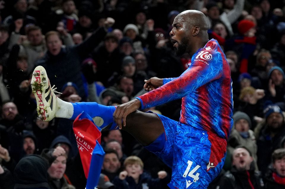 Mateta levelled late to rescue a point for Palace (Bradley Collyer/PA)