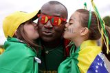 thumbnail: BRASILIA, BRAZIL - JUNE 23: Fans arrive before the Group A match between Brazil and Cameroon at Estadio Nacional on June 23, 2014 in Brasilia, Brazil. (Photo by Celso Junior/Getty Images)