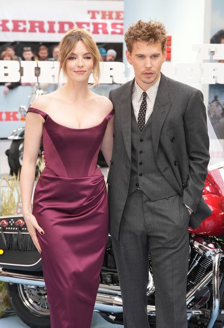 Jodie Comer and Austin Butler (Ian West/PA)