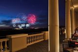 thumbnail: A fireworks display from the balcony of Capa