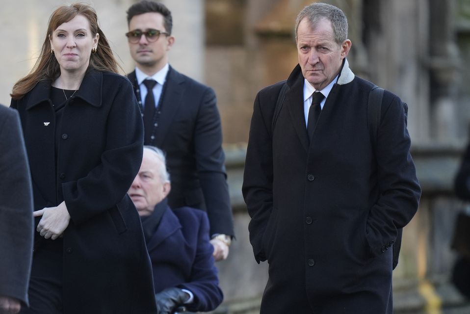 Deputy Prime Minister Angela Rayner and former Labour communications chief Alastair Campbell (Danny Lawson/PA)