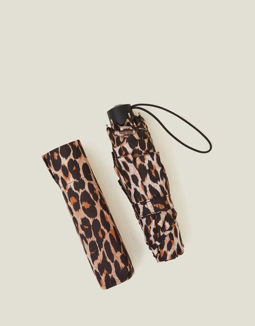 Bonfire Night Leopard Recycled Unmrella, £16, Accessorize
