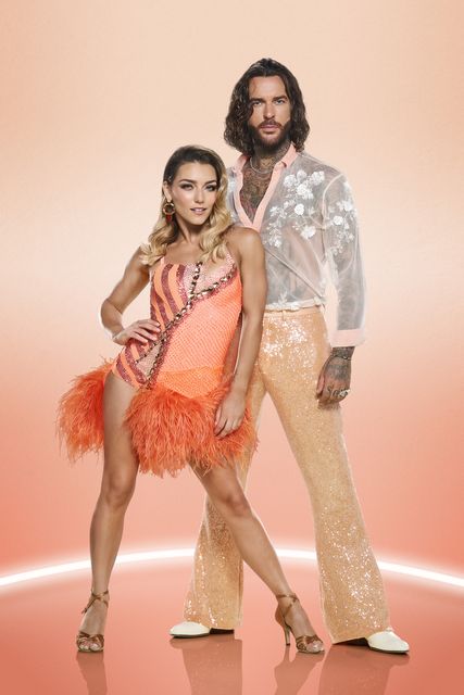 Pete Wicks and Jowita Przystal (Ray Burmiston/BBC/PA)