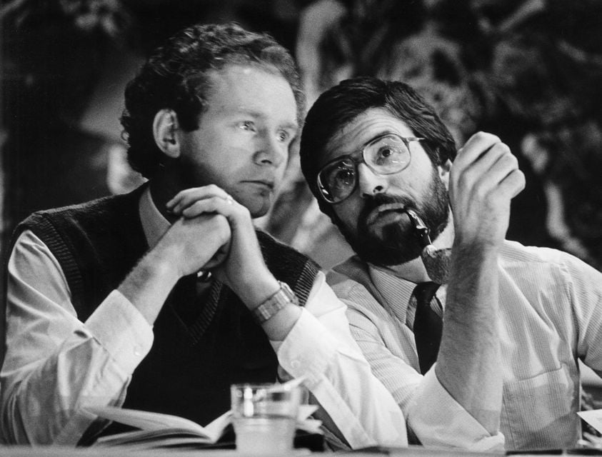 McGuiness and Gerry Adams were always aligned on strategy