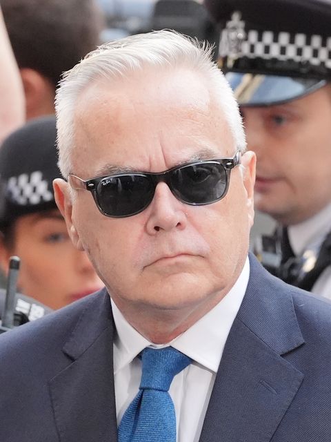 Former BBC broadcaster Huw Edwards arriving at Westminster Magistrates’ Court on Wednesday (Jonathan Brady/PA)