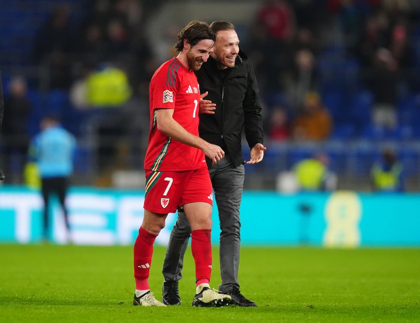 Manager Craig Bellamy (left) has called Joe Allen (right) one of Wales’ greatest players (David Davies/PA)