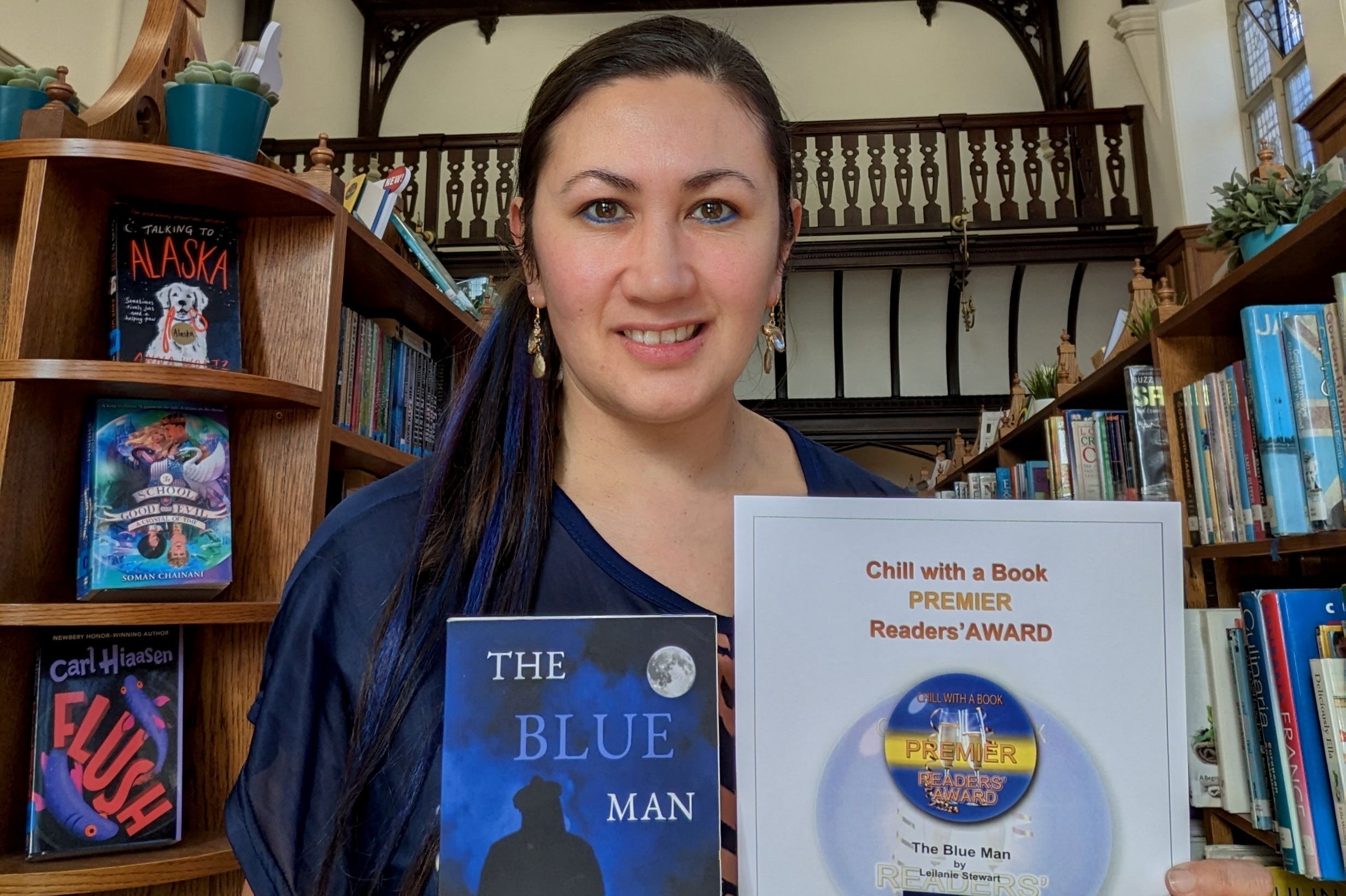 Leilanie Stewart’s The Blue Man: NI author on her award-winning horror novel set in east Belfast