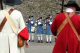 thumbnail: Press Eye - Belfast - Northern Ireland  - 13th July 2017 - 

General views of the re-enactment of the Siege of Carrickfergus Castle and the landing of King William at Castle Green, Carrickfergus. The event included re-enactment groups from across the Northern Oteland, all dressed in period costume followed by a Pageantry parade to meet King William upon his landing at Carrick Harbour. 

Photo by Kelvin Boyes / Press Eye.