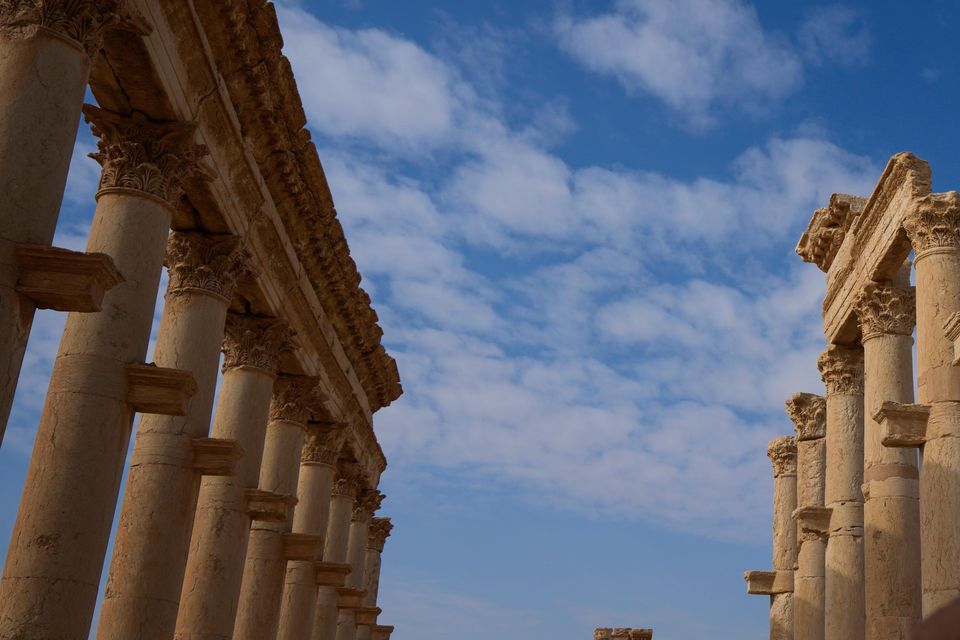 It is hoped tourism can be revived at the ancient city of Palmyra (AP)