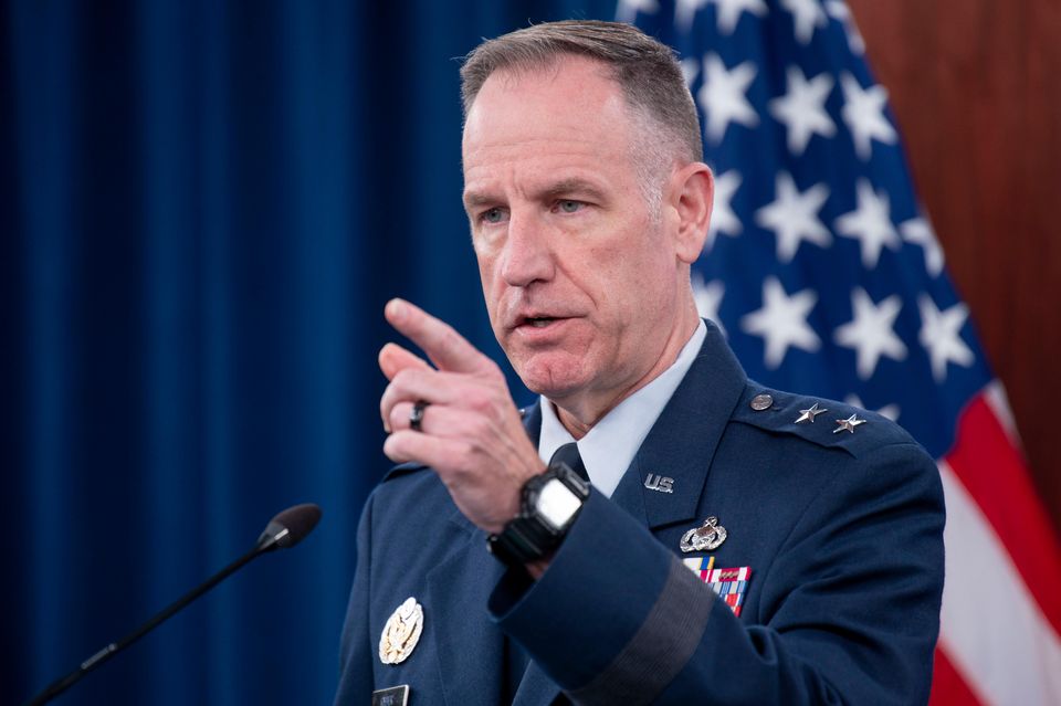 Pentagon press secretary Maj Gen Pat Ryder (Kevin Wolf/AP)