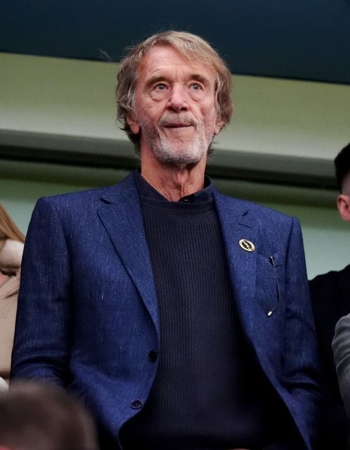 Sir Jim Ratcliffe assembled a task force to consider whether to redevelop Old Trafford or build a new stadium (Mike Egerton/PA)