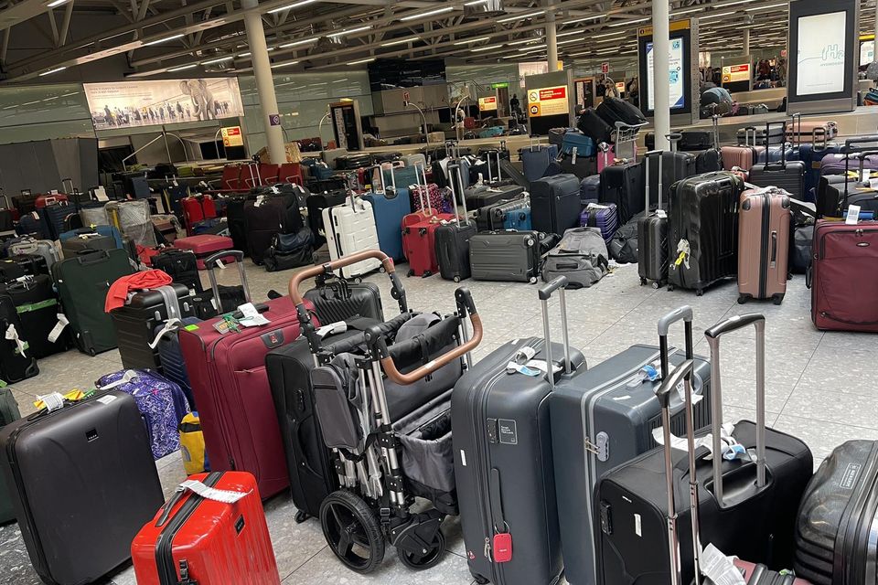 Left bag store at airport