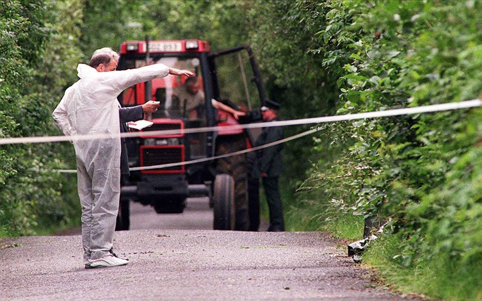 The scene of the murder of Michael McGoldrick