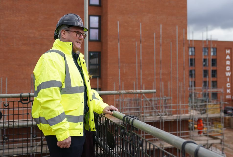 Sir Keir Starmer wants to reform planning rules to make it easier to build homes and infrastructure (Joe Giddens/PA)