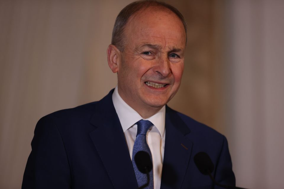 Finna Fail leader and Tanaiste Micheal Martin is expected to begin talks with other parties this week (Liam McBurney/PA)